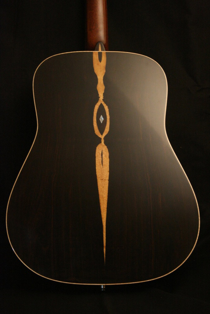 Antonio Gargiulo, Luthier African Blackwood Guitar with Sapwood (www.gargiuloguitars.it)